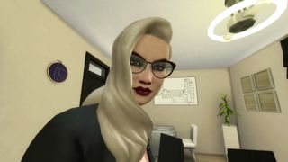 New Shemale Boss Tests Her Employee Shemale Fucks Guy