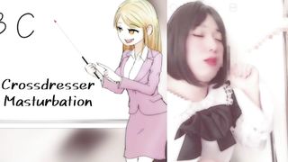 Japanese Hentai Shemale Crossdresser Maid Blow Job Masturbation Cosplay Animated Voice Shemalelisap