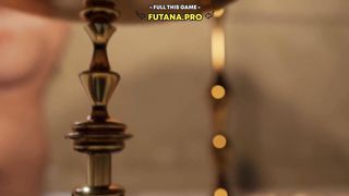 Animated Dominant Mistress D Shemale Milf Fucks Two Slaves