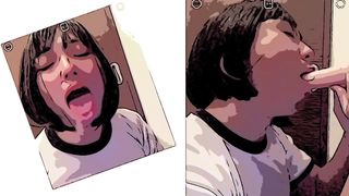 女装 男の娘 コスプレ ごっくん フェラチオ アニメ風 編集 Animated Voice Japanese Hentai Shemale Crossdresser Ladyboy Blow Job Shemalelisap