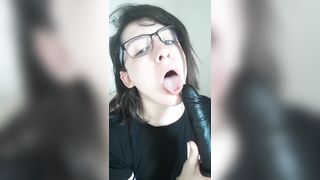 Amy Black Licking And Drooling