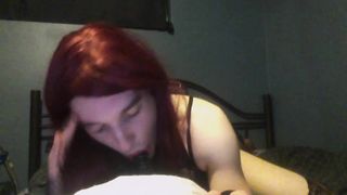 Banada12 Crossdresser Slut Sucking Dildo Deep Man 11