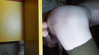 Dannycute Trans Riding Dildo Doggystyle Cum Crossdresser Dannycute