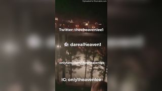 Thee Heaven Lee Bbc Dl Fucks Ts Heaven Lee On The Rooftop Of Her Condo