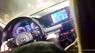 Audrey Maffia Blowjob To An Uber Part 3 He Show Us His Dick