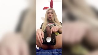 Audrey Maffia First Time Using My Ball Crusher