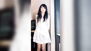 Sashimi Shush I Feel So Innocent And Pure In This White Dress