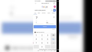 Shaffire Congratulations Ticket Number