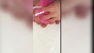 Shaffire Join Showing Off The Shower Washing Every Inch