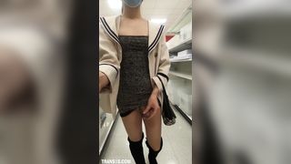 Suki Trans Exciting Cock Out Walking And Cumshot