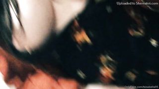 Ts Isabella95 Quick Jerk Before Heading Out