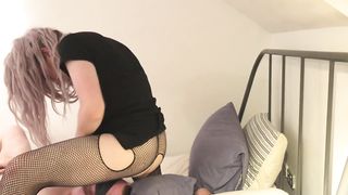 Kitty Devine English Backpacker Gets Rough Oral Training