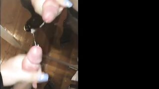Kitty Devine Aka Hungteensissy  Cumming On Mirror