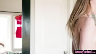 Blonde Teen Invites Hot Shemale For Some Hardcore Fuck - Shemale6.com