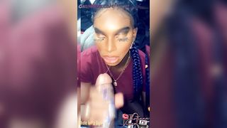 Tranny Sucks Extra Large Jumbo Bbc Dick¡ Pov Thotiana Vixen