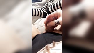 Crystal Calabria Eating My Cum