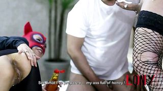 Lohanny Brandao Dominates The Couple In Nasty Breakfast 3- Shemale6.Com