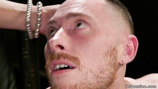 Tranny Bound And Anal Fucked Delivery Guy - Shemale6.com