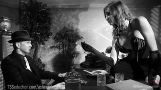 Ts Femme Fatale Seduces Investigator - Shemale6.com