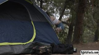 Skinny Ts Korra Del Rio Outdoor Threesome With Babe And Dude - Shemale6.com