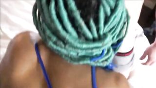 Two Lucky Lads Fucking A Thick Ebony Shemale - Shemale6.com