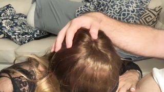 Glamgurlxoxo Sucking My Straight Latino Guy Off While Wearing A Blin