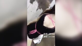 Zhang Sini Masturbate And Cum At Public Gaming Store