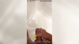 Nicole Milania Tsnicolemilania Shooting A Load Before Shower Time