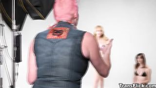 Hot Trans Models In Their Bikini Suits Fucks Slamming Each Others Asses - Shemale6.com