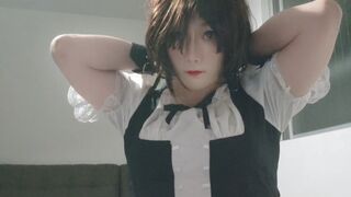 Japanese crossdresser solo amateur