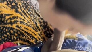 Perfect tattooed shemale sucks bbc and fucked