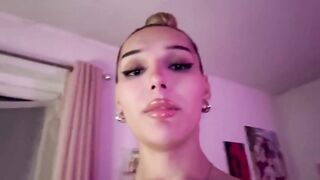 Gorgeous tranny came home for some oral and anal fun POV