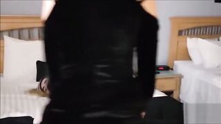 MILF please a blonde teen shemale