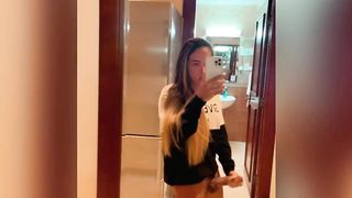 Carol Kurkova In The Mirror