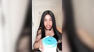 Dlckachicka Teen Tranny With Inch Bbc Makes Her Own Fleshlight And Fucks It